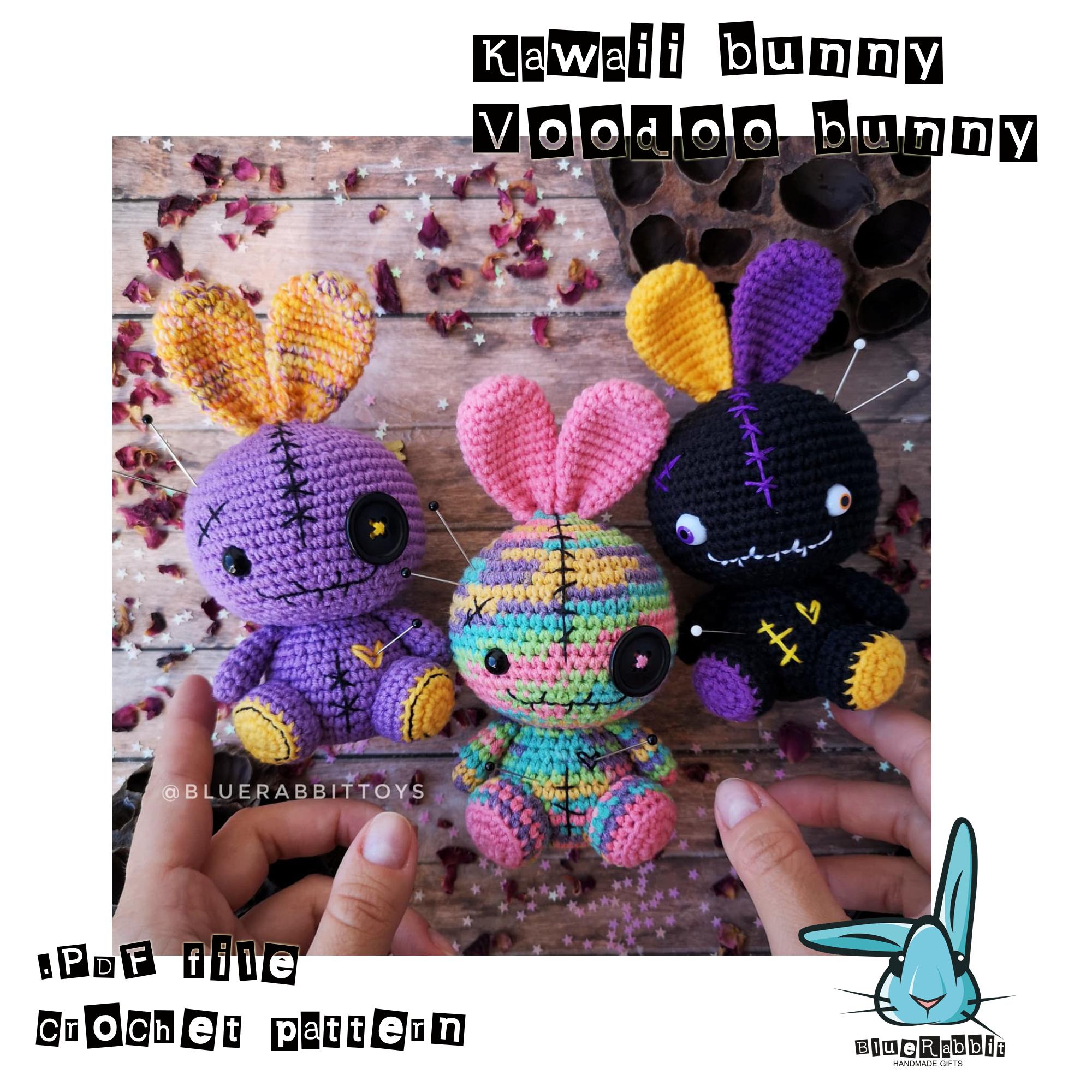 29 Voodoo Doll Crochet Patterns for Spooky-Cute Halloween Makes 24 Amigurumi Voodoo Bunny Crochet