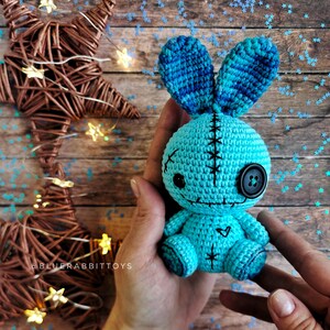 Amigurumi Voodoo Bunny Crochet Pattern , Voodoo doll .PDF Pattern image 12