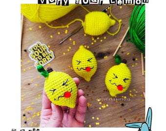 Amigurumi Lemon Crochet Pattern: Funny DIY Toy (English PDF)
