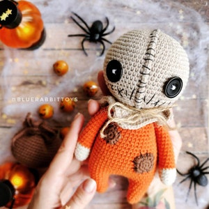 Amigurumi Halloween boy crochet pattern. DIY Halloween doll. Languages: English, Danish, German, French, Spanish image 4