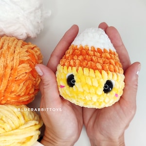 Amigurumi Mini Candy Corn Crochet Pattern: Halloween Toy (PDF Pattern ...