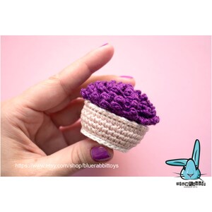 Amigurumi flowerpot crochet pattern. Crochet planter. Language English. image 6
