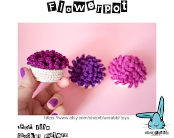 Amigurumi Flowerpot Crochet Pattern (PDF Pattern)