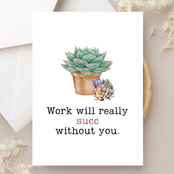 Work Will Succ Without You - Etsy