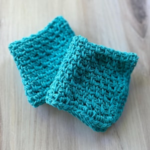 Paños de cocina de algodón hechos a mano, hechos a crochet, limpieza sostenible, regalos de inauguración de la casa, gruesos y duraderos. imagen 2