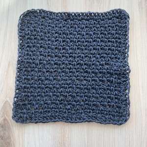 Paños de cocina de algodón hechos a mano, hechos a crochet, limpieza sostenible, regalos de inauguración de la casa, gruesos y duraderos. imagen 7