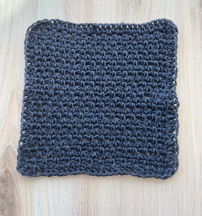 Paños de cocina de algodón hechos a mano, hechos a crochet, limpieza sostenible, regalos de inauguración de la casa, gruesos y duraderos. imagen 7
