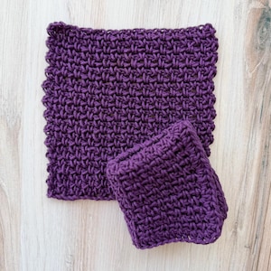 Paños de cocina de algodón hechos a mano, hechos a crochet, limpieza sostenible, regalos de inauguración de la casa, gruesos y duraderos. imagen 10