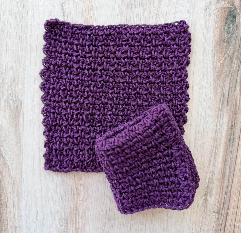Paños de cocina de algodón hechos a mano, hechos a crochet, limpieza sostenible, regalos de inauguración de la casa, gruesos y duraderos. imagen 10