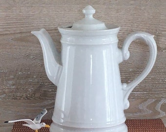 20th Century Ironstone Coffee Pot