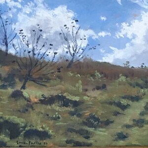 Plein Air Painting West Newbury Oil on Board Simon Parkes image 6