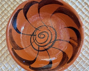 Early Redware Bowl | Primitive | Folk Art