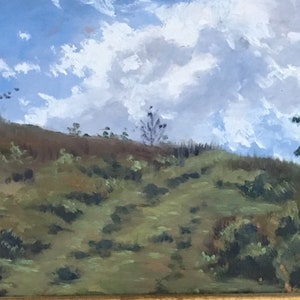 Plein Air Painting West Newbury Oil on Board Simon Parkes image 8