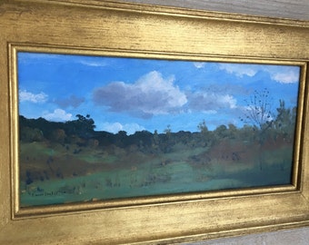 Plein Air Painting West Newbury | Oil on Board | Simon Parkes