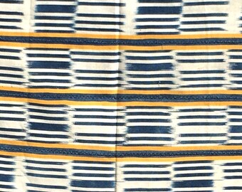 Antique Ikat Shoulder Cloth | Hand-Woven | Cote d'Ivoire | Africa