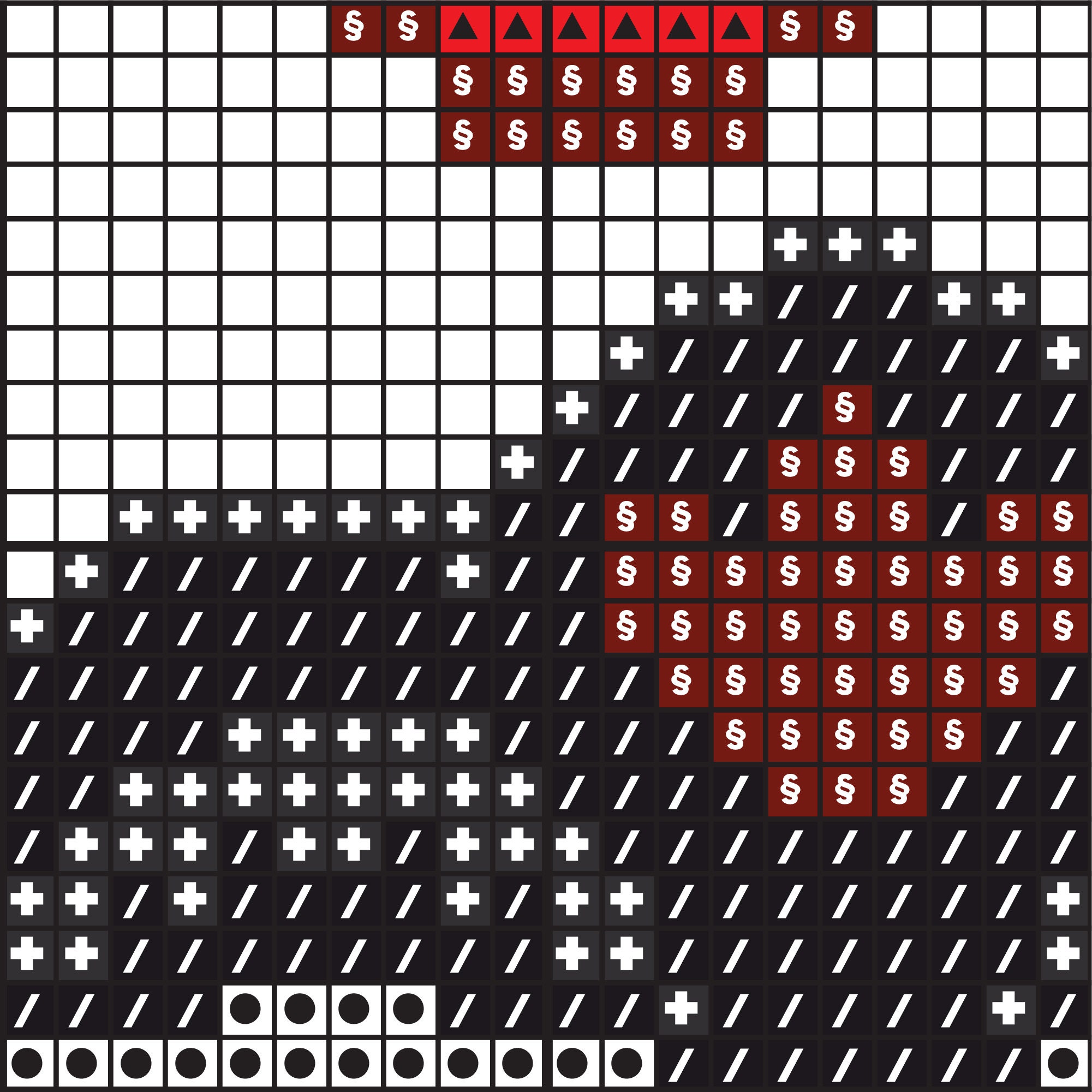 Void Pattern Printable Gaze Into the Void Cross Stitch Pattern PDF Instant Download Creepy ...