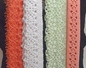 CLEARANCE - 8 Total YRDS Coordinating Color Lace Cotton Trim Headband Supply Flower Making Supply Cosplay Costume Supply The Craft Shack 411
