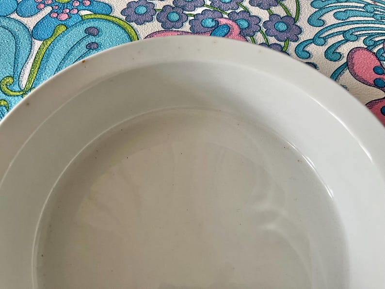 Large Figgjo Flint Turi Daisy Design Bowl 12322 Circa 1960 image 6