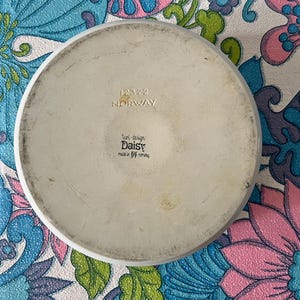 Large Figgjo Flint Turi Daisy Design Bowl 12322 Circa 1960 image 9