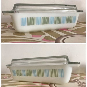 Pyrex JAJ Matchmaker Oblong Casserole Space Saver with lid