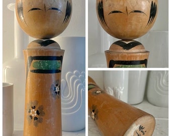 Vintage Japanese Kokeshi circa 1970s - 27 cm