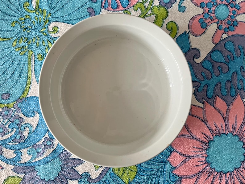 Large Figgjo Flint Turi Daisy Design Bowl 12322 Circa 1960 image 8