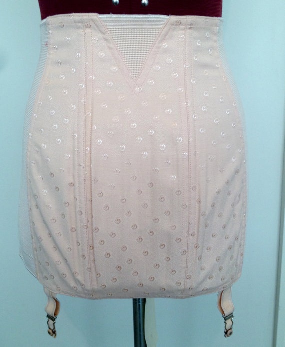 Vintage Peach 50's Girdle, Berlei, Pin-Up,