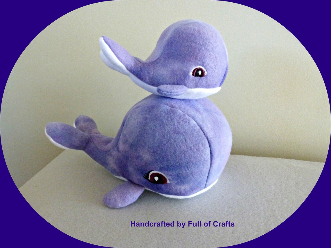 how to make a whale stuffed animal