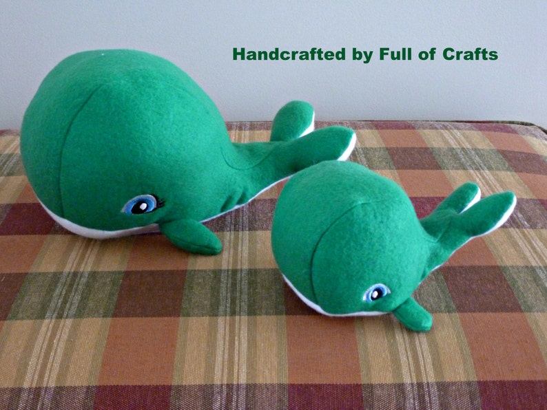 stuffed whale for baby