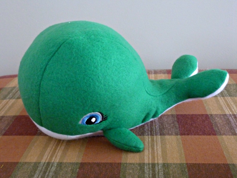Stuffed Whale Set-Mom and BabyGreen Whale ToyChild Safe Plush WhaleStuffed Animal WhaleBaby Shower GiftNursery DecorToyfree shipping