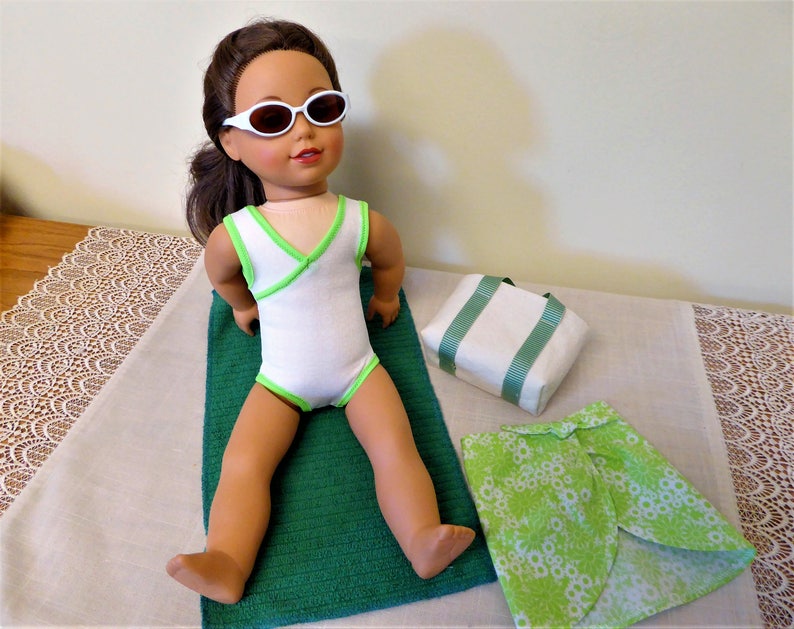 American Doll Bathing Suit Set/18 Inch Doll Swim Suit Etsy