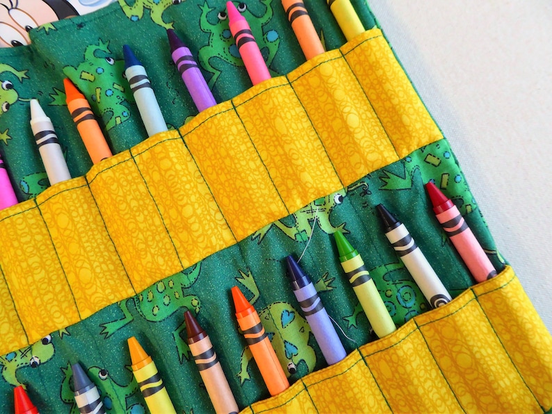 Download Crayon Bag with Crayons/Coloring Book/Cloth Activity | Etsy