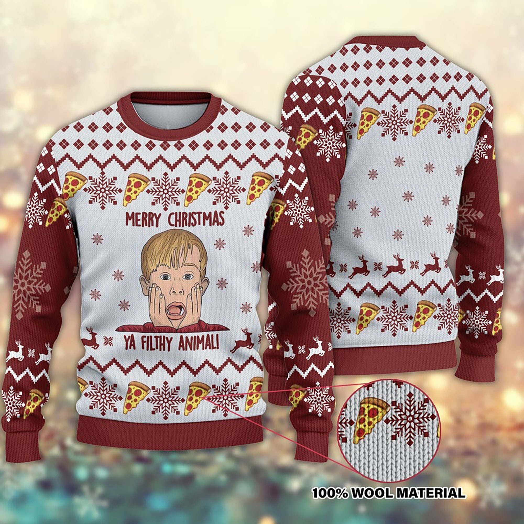 Home Alone Sweater - Etsy