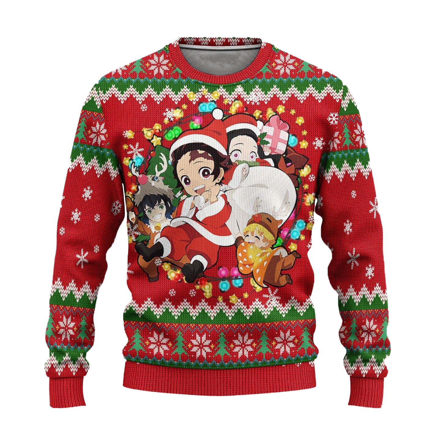Anime Christmas Sweater - Etsy