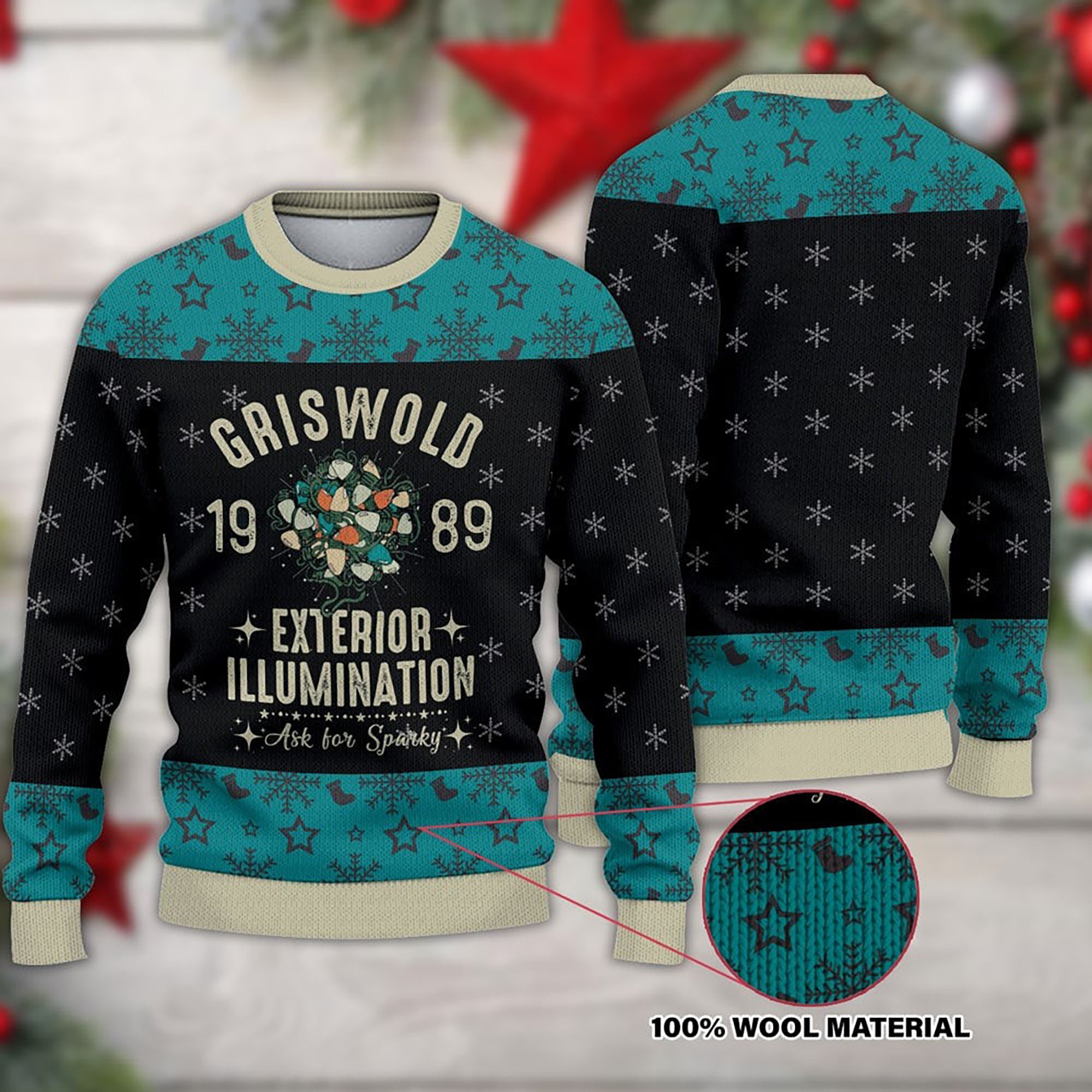 Discover National Lampoons Christmas Vacation Knitted Ugly Christmas Sweater