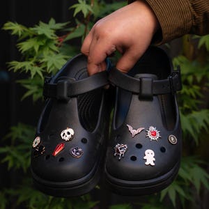 Etsy goth crocs sale