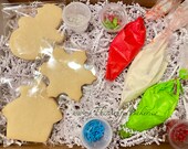 Decorated Sugar Cookie Kit, HOLIDAY cookie decorating kit