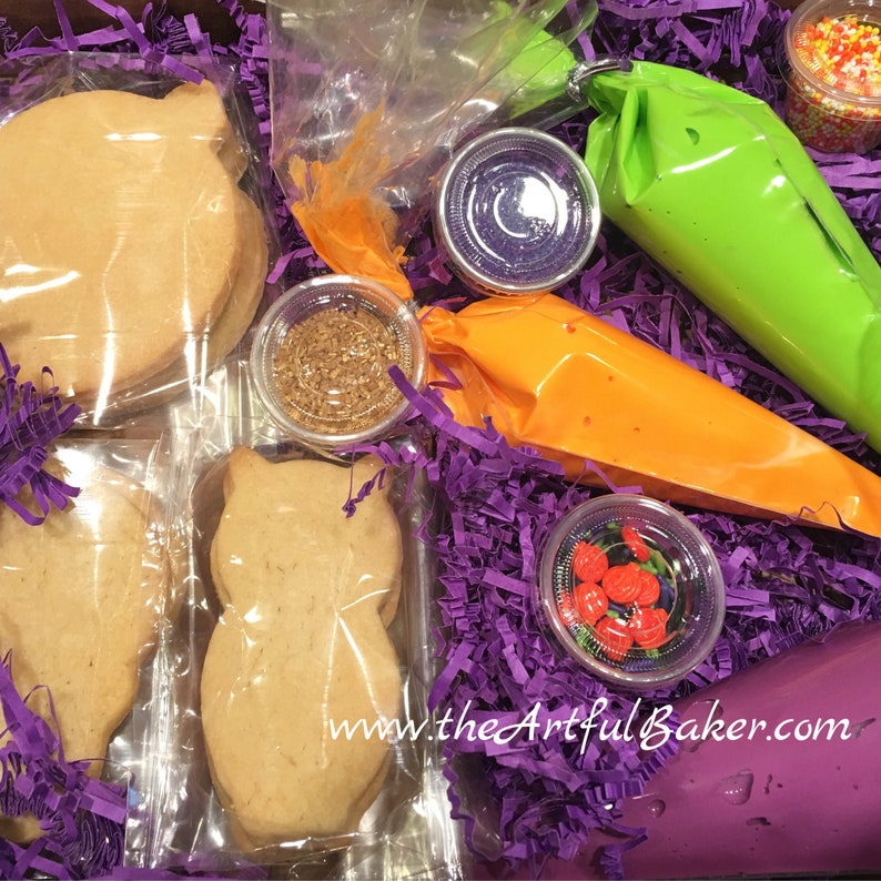 Decorated Sugar Cookie Kit HOLIDAY Cookie Decorating Kit Etsy