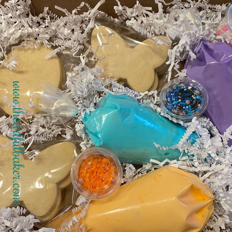 Decorated Sugar Cookie Kit HOLIDAY Cookie Decorating Kit Etsy