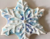 Decorated Holiday Cookie - Snowflake cookie