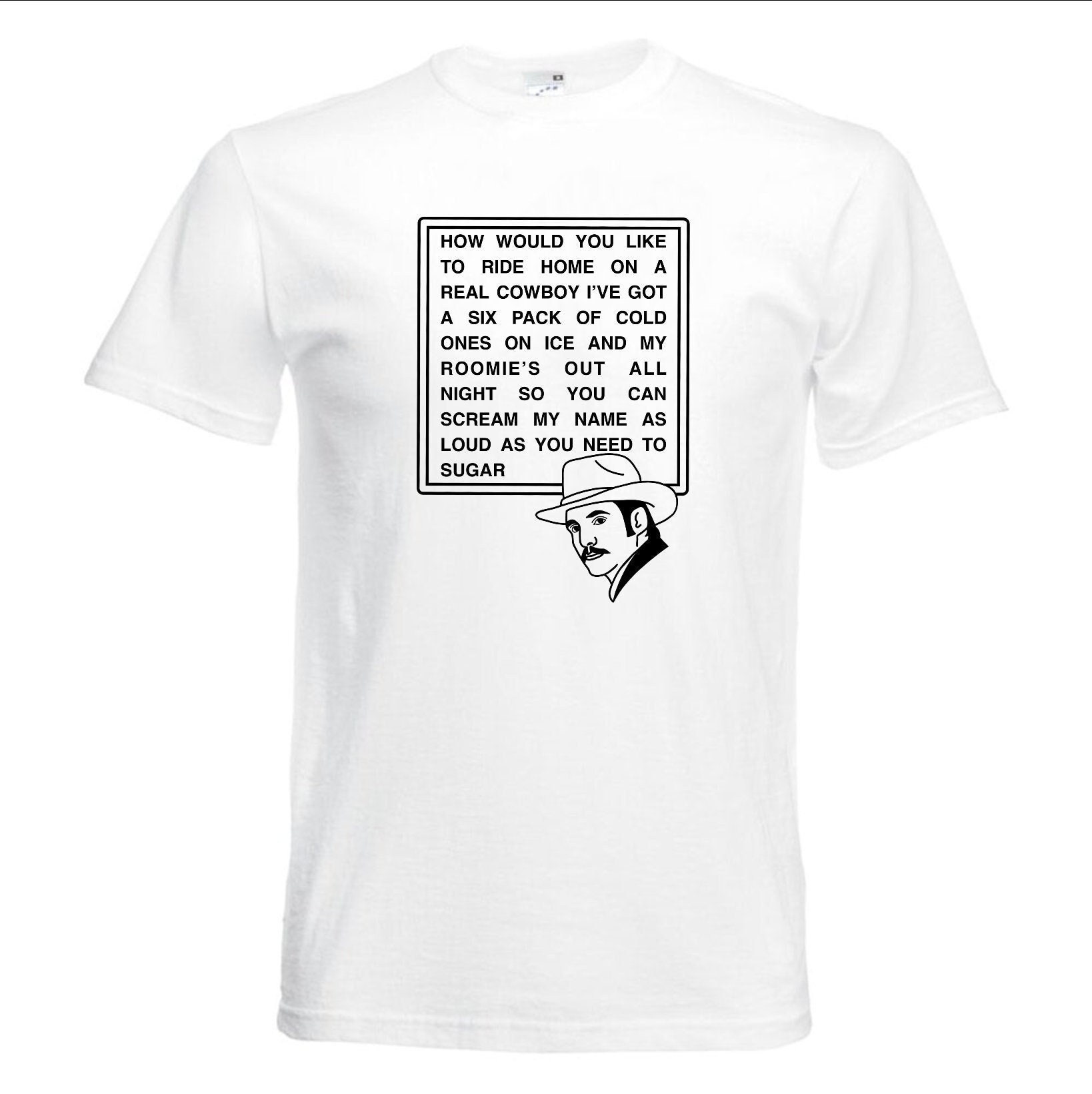 Camiseta De Manga Corta Para Hombre Con Cuello En V Y Texto En Inglés Negro XXXXL