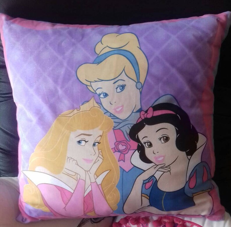 Deluxe Disney Princess Trio Cushion, Disney Cushions, Cinderella, Snow
