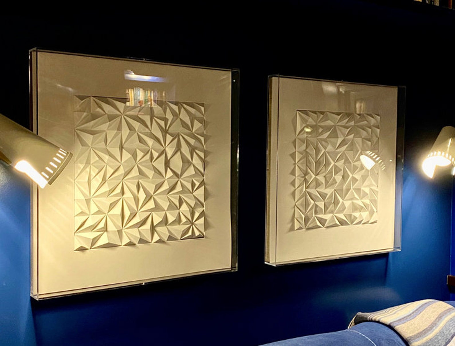 Frame Custom Lucite Acrylic Clear Plastic White Canvas Etsy New Zealand