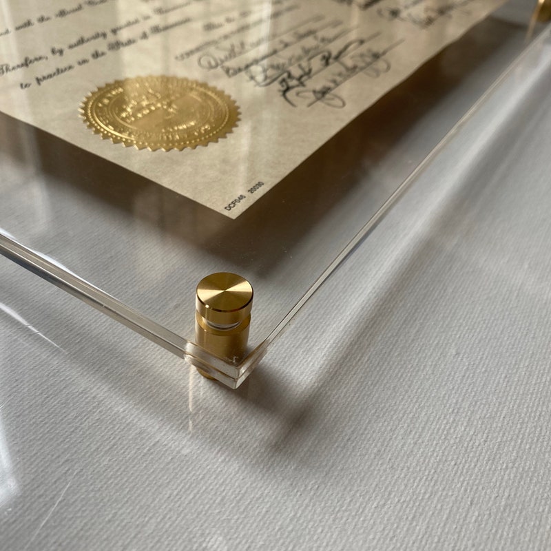 College Acrylic Frame - Etsy