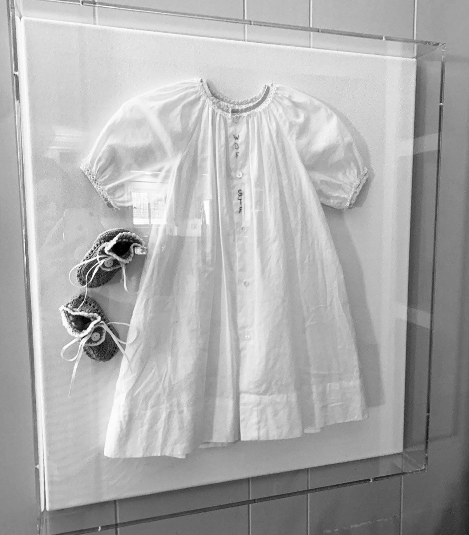 Acrylic Wedding Dress Frame With a White Canvas Backing Etsy