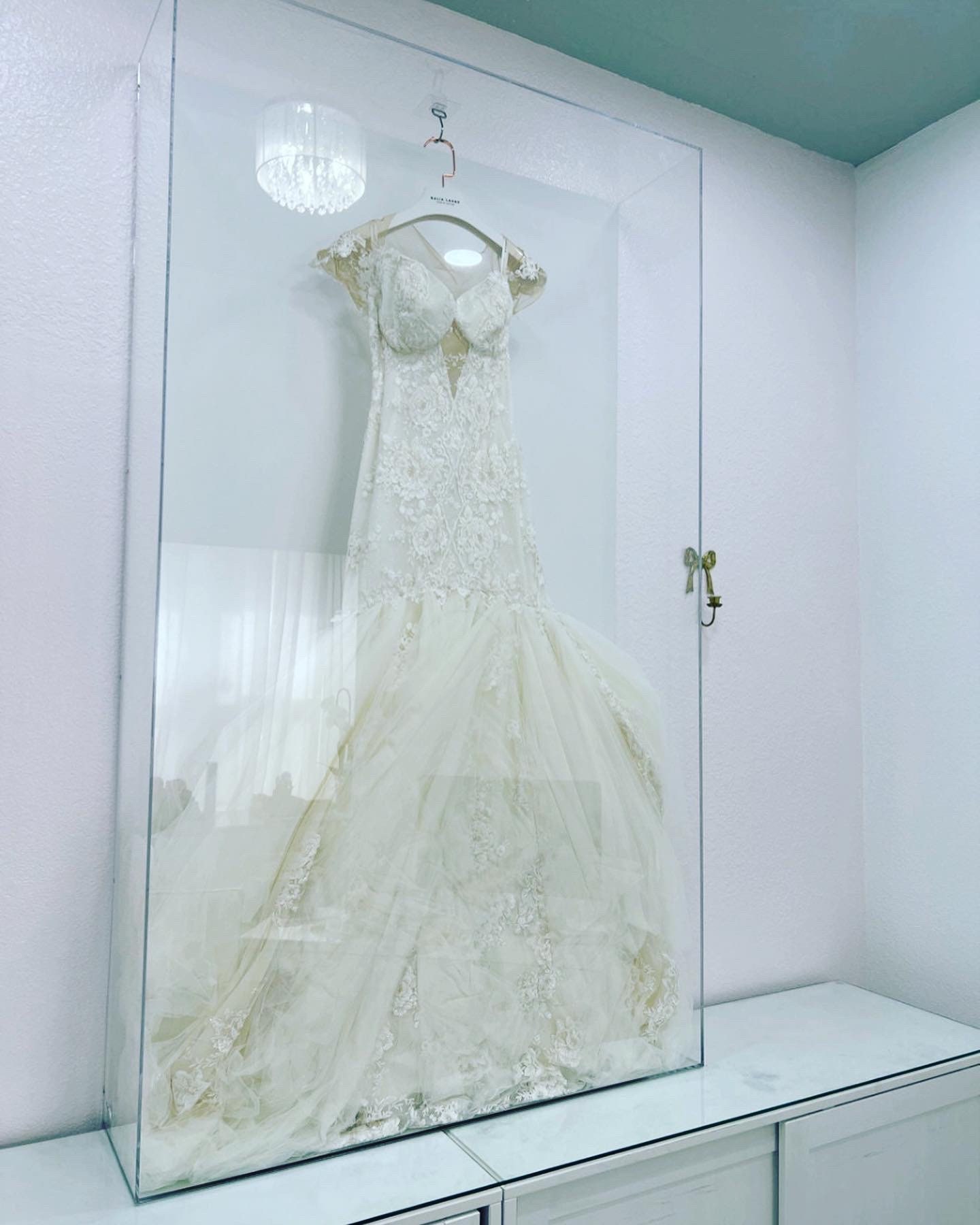 Wedding dress frame diy cheap