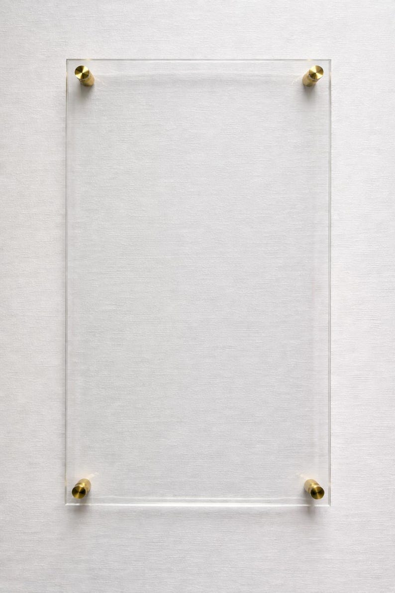 Aluminum Standoff Bolts Kit, Floating Frame Hardware, Wall Mount image 12