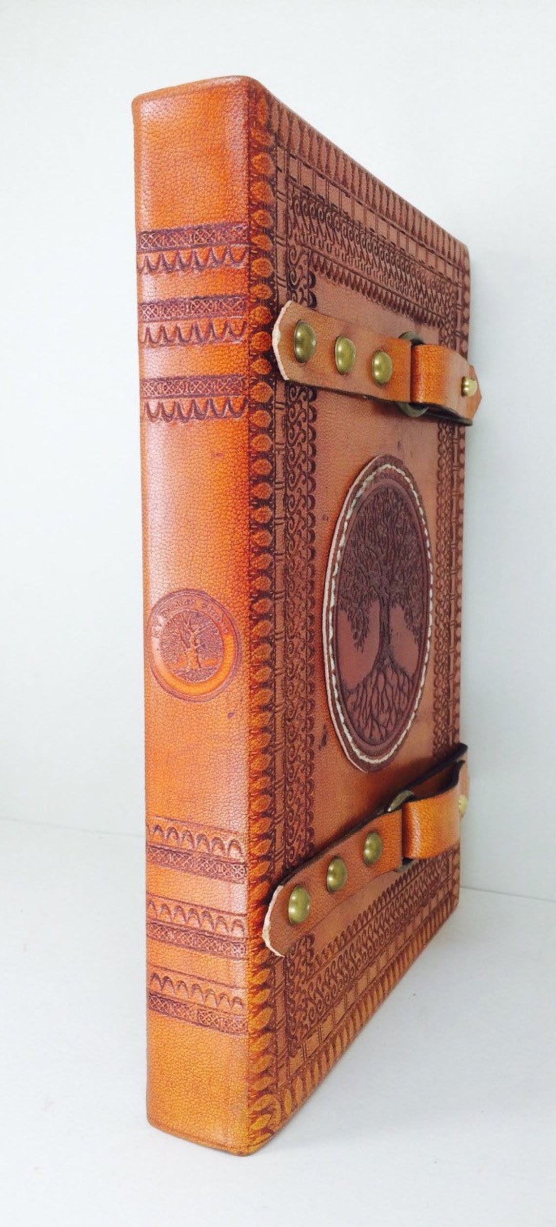 Handmade Leather Bound Sketchbook Etsy