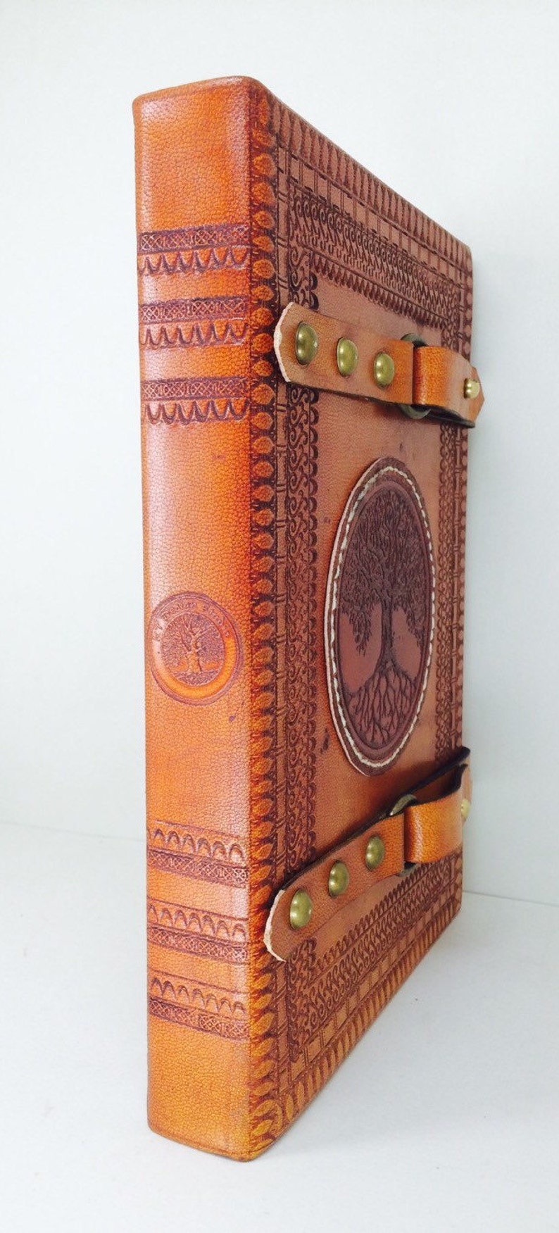 Handmade Leather Bound Sketchbook Etsy