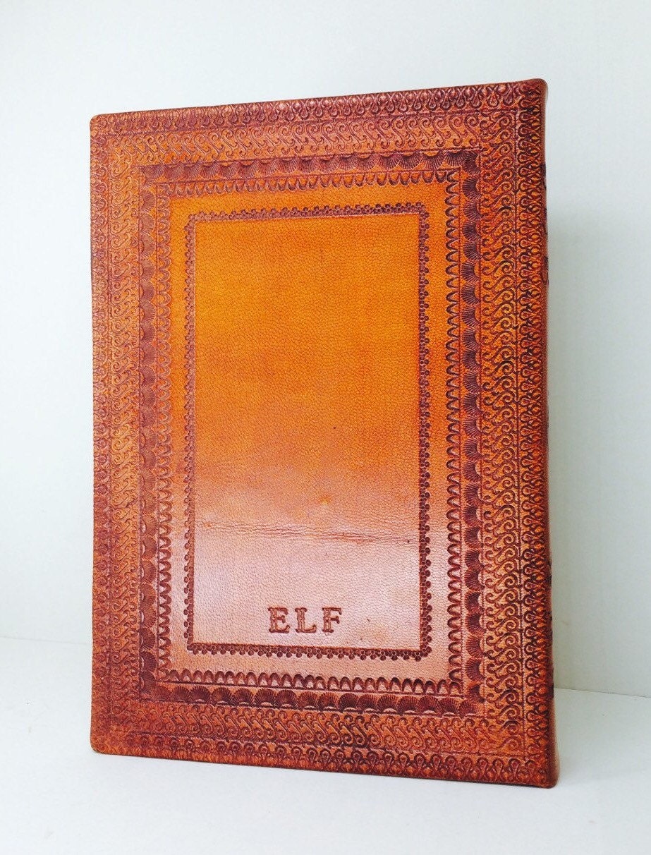 Handmade Leather Bound Sketchbook Etsy
